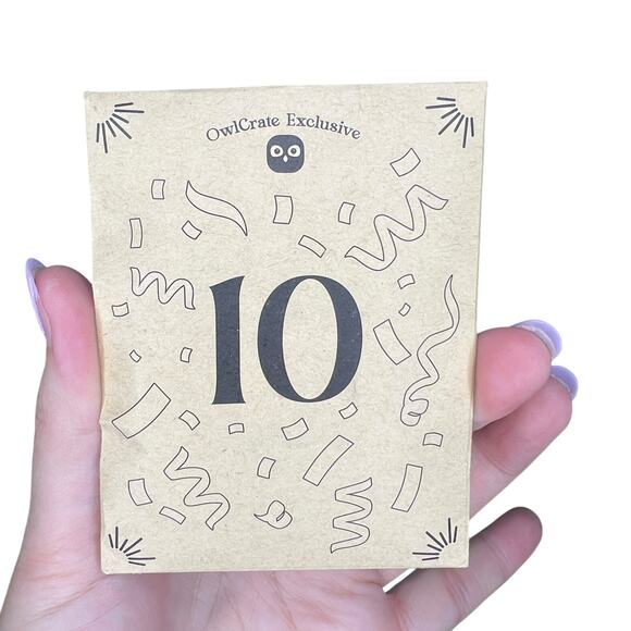 OwlCrate 10 Year Anniversary Exclusive Pin - March 2025 "Until We Meet Again" - Picture 4 of 5